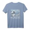 Japanisch Ukiyo-e Hokusai Die Große Welle Vor Kanagawa T-Shirt – Kulturelles Kunstmotiv für Japan-Fans und Kunstliebhaber