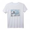 Japanisch Ukiyo-e Hokusai Die Große Welle Vor Kanagawa T-Shirt – Kulturelles Kunstmotiv für Japan-Fans und Kunstliebhaber