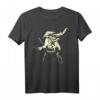 Japanese Swordsman With Samurai T-Shirt – Kalligrafie und Bushido Code, perfekt für Kampfkunst- und Japan-Fans