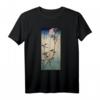 Japaner Woodblock Art Birds Baum Kirschblüte Japan T-Shirt – Kulturelles Geschenk für Kunstliebhaber