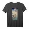Japaner Woodblock Art Birds Baum Kirschblüte Japan T-Shirt – Kulturelles Geschenk für Kunstliebhaber