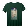 Japaner Woodblock Art Birds Baum Kirschblüte Japan T-Shirt – Kulturelles Geschenk für Kunstliebhaber