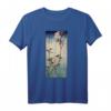 Japaner Woodblock Art Birds Baum Kirschblüte Japan T-Shirt – Kulturelles Geschenk für Kunstliebhaber