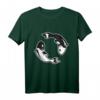 HapKitten Koi Ying Yang T-Shirt – Japanisches Fisch-Design für Männer & Frauen, Perfekt für Japan- und Koi-Fans als Geschenk