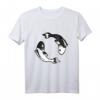 HapKitten Koi Ying Yang T-Shirt – Japanisches Fisch-Design für Männer & Frauen, Perfekt für Japan- und Koi-Fans als Geschenk
