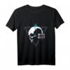 Cyberpunk Skull High Tech Low Life Japanische Streetwear Otaku T-Shirt – Futuristisches Design mit Kanji für Anime- und Otaku-Fans