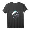 Cyberpunk Skull High Tech Low Life Japanische Streetwear Otaku T-Shirt – Futuristisches Design mit Kanji für Anime- und Otaku-Fans