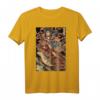 Japanisches Retro-Kunstwerk Samurai reitet riesige Kröte - Vintage-Kunst T-Shirt für Anime-, Manga- und Kunstfans