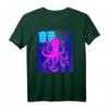 Vaporwave Anime Japanischer ästhetischer Oktopus T-Shirt – Retro 90er Design für Meeresmonster- und Kunstfans