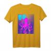 Vaporwave Anime Japanischer ästhetischer Oktopus T-Shirt – Retro 90er Design für Meeresmonster- und Kunstfans