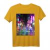 Cyberpunk City Sci-Fi Night Tokio Japan Urban Noir Dystopia T-Shirt – Perfektes Geschenk für Sci-Fi und Dystopia Fans