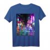 Cyberpunk City Sci-Fi Night Tokio Japan Urban Noir Dystopia T-Shirt – Perfektes Geschenk für Sci-Fi und Dystopia Fans