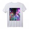 Cyberpunk City Sci-Fi Night Tokio Japan Urban Noir Dystopia T-Shirt – Perfektes Geschenk für Sci-Fi und Dystopia Fans