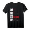 Eat Sleep Anime Repeat Manga Japan Kanji Anime T-Shirt – Lustiges Geschenk für Anime- und Manga-Fans, Otaku, Kinder & Erwachsene