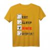Eat Sleep Anime Repeat Manga Japan Kanji Anime T-Shirt – Lustiges Geschenk für Anime- und Manga-Fans, Otaku, Kinder & Erwachsene