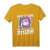 Kawaii Anime Girl Waifu Japanisches Manga Otaku Merch T-Shirt – Perfektes Geschenk für Anime- und Manga-Fans zu Geburtstag & Weihnachten