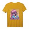 Anime Girl Glitch Vaporwave T-Shirt – Retro Japan Streetwear für Anime-, Manga- und Tokyo-Fans