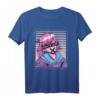 Anime Girl Glitch Vaporwave T-Shirt – Retro Japan Streetwear für Anime-, Manga- und Tokyo-Fans