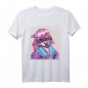 Anime Girl Glitch Vaporwave T-Shirt – Retro Japan Streetwear für Anime-, Manga- und Tokyo-Fans