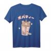 Strawberry Boba Bear Kawaii Japanische Anime-Ästhetik T-Shirt – Niedliches Pastell-Design für Teenager-Mädchen, Fans von Ramen, Boba und Anime