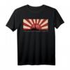 Japanisches Schlachtschiff Yamato Rising Sun Flag T-Shirt – Historisches Marine-Design für WW2 Fans und Modellschiff-Enthusiasten