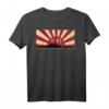 Japanisches Schlachtschiff Yamato Rising Sun Flag T-Shirt – Historisches Marine-Design für WW2 Fans und Modellschiff-Enthusiasten
