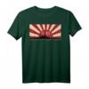 Japanisches Schlachtschiff Yamato Rising Sun Flag T-Shirt – Historisches Marine-Design für WW2 Fans und Modellschiff-Enthusiasten