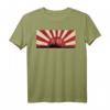 Japanisches Schlachtschiff Yamato Rising Sun Flag T-Shirt – Historisches Marine-Design für WW2 Fans und Modellschiff-Enthusiasten