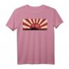 Japanisches Schlachtschiff Yamato Rising Sun Flag T-Shirt – Historisches Marine-Design für WW2 Fans und Modellschiff-Enthusiasten
