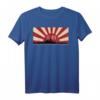 Japanisches Schlachtschiff Yamato Rising Sun Flag T-Shirt – Historisches Marine-Design für WW2 Fans und Modellschiff-Enthusiasten