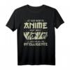 Lustiges Anime T-Shirt für Intelligente Menschen – Japanisches Design mit Spruch, perfekt als Geschenk für Teenager und Anime-Fans