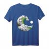 Aromantic Pride LGBTQ+ T-Shirt mit japanischer Great Wave und Aro Flagge – Supporter-Shirt für Pride, Geburtstag & LGBTQIA+ Events