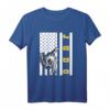 Judo T-Shirt mit Amerika Flagge und Kampfsport-Design – Geschenk für Judoka, Kampfsportler & Ninja-Fans zu Weihnachten & Geburtstag