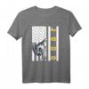 Judo T-Shirt mit Amerika Flagge und Kampfsport-Design – Geschenk für Judoka, Kampfsportler & Ninja-Fans zu Weihnachten & Geburtstag