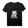 Miso Happy Right Meow Sushi Love Japan Katze Kawaii T-Shirt – Lustiges Geschenk für Sushi-, Katzen- und Japan-Fans