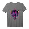 Samurai Dämon Oni Akuma Maske T-Shirt mit Bushido Spirit - Japanisches Design, klassisch geschnitten