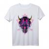 Samurai Dämon Oni Akuma Maske T-Shirt mit Bushido Spirit - Japanisches Design, klassisch geschnitten