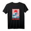 Große Kanagawa Welle Geschenk - Okinawa Japan T-Shirt für Japan Fans und Liebhaber japanischer Kunst