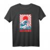 Große Kanagawa Welle Geschenk - Okinawa Japan T-Shirt für Japan Fans und Liebhaber japanischer Kunst