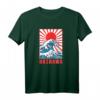 Große Kanagawa Welle Geschenk - Okinawa Japan T-Shirt für Japan Fans und Liebhaber japanischer Kunst
