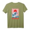 Große Kanagawa Welle Geschenk - Okinawa Japan T-Shirt für Japan Fans und Liebhaber japanischer Kunst