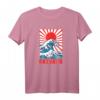 Große Kanagawa Welle Geschenk - Okinawa Japan T-Shirt für Japan Fans und Liebhaber japanischer Kunst