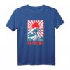 Große Kanagawa Welle Geschenk - Okinawa Japan T-Shirt für Japan Fans und Liebhaber japanischer Kunst
