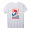 Große Kanagawa Welle Geschenk - Okinawa Japan T-Shirt für Japan Fans und Liebhaber japanischer Kunst