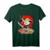 Japanisches Essen & Pinguin T-Shirt für Maki-Liebhaber - Samurai Sushi Pinguin Motiv für Japan- und Tierfans