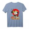 Japanisches Essen & Pinguin T-Shirt für Maki-Liebhaber - Samurai Sushi Pinguin Motiv für Japan- und Tierfans