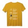 Vintage Japanisches Anime Love Shirt für Jungen, Mädchen & Kinder - Lustiges Retro Eat Sleep Anime Repeat T-Shirt für Anime- und Vogelliebhaber