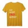Fujoshi Eat Sleep Yaoi Repeat Boys Love Fangirl Anime Japan T-Shirt – Perfektes Geschenk für Anime, Manga & Boys Love Fans zum Geburtstag