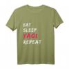 Fujoshi Eat Sleep Yaoi Repeat Boys Love Fangirl Anime Japan T-Shirt – Perfektes Geschenk für Anime, Manga & Boys Love Fans zum Geburtstag