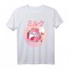 Lustiges Kawaii Erdbeer-Milchshake T-Shirt im Retro 90er Jahre Stil – Perfektes Geschenk für Manga, Anime & Japan Kultur Fans